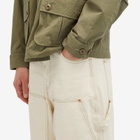 Uniform Bridge Men's Double Knee Denim Pants in Natural