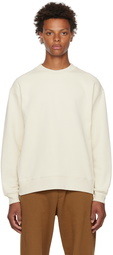 Dries Van Noten Off-White Cotton Sweatshirt