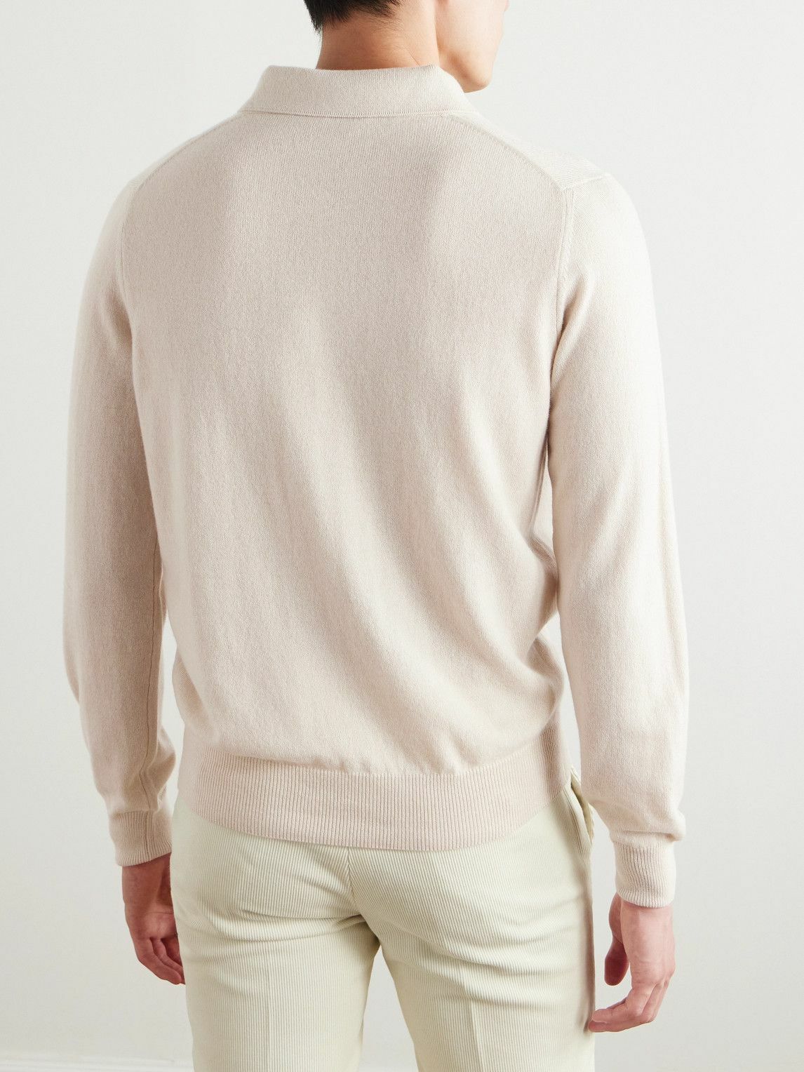 Rubinacci - Cashmere Polo Shirt - Neutrals