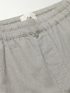 Folk - Slim-Fit Tapered Linen-Blend Trousers - Gray