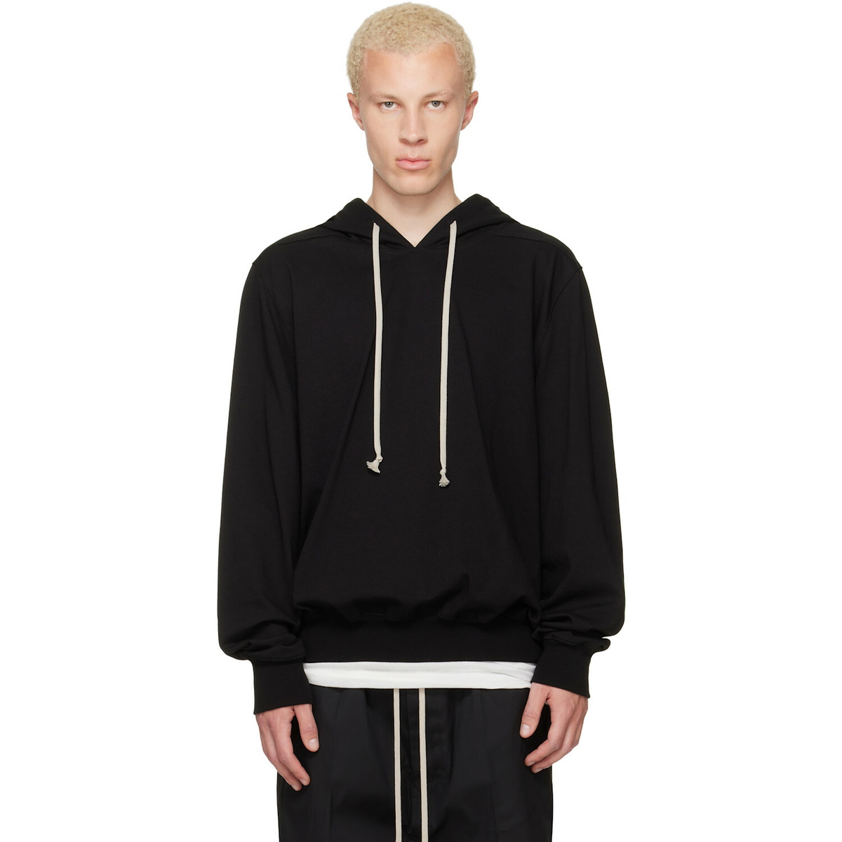 Rick Owens Black Tower Hoodie