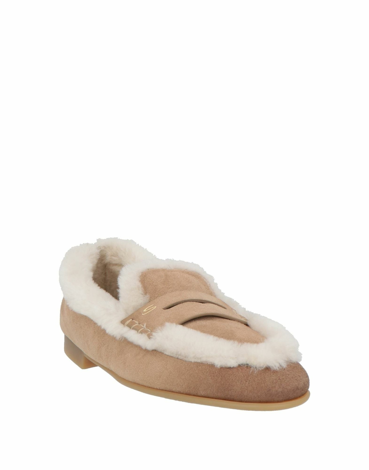 Santoni Womens Loafers in Beige