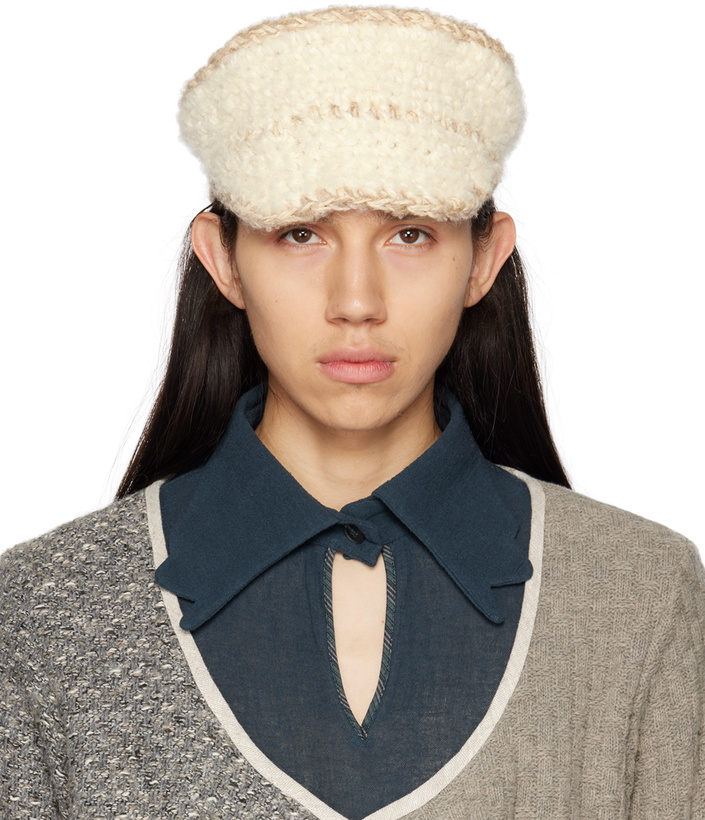 Photo: Solitude Studios SSENSE Exclusive Off-White Crochet Hat
