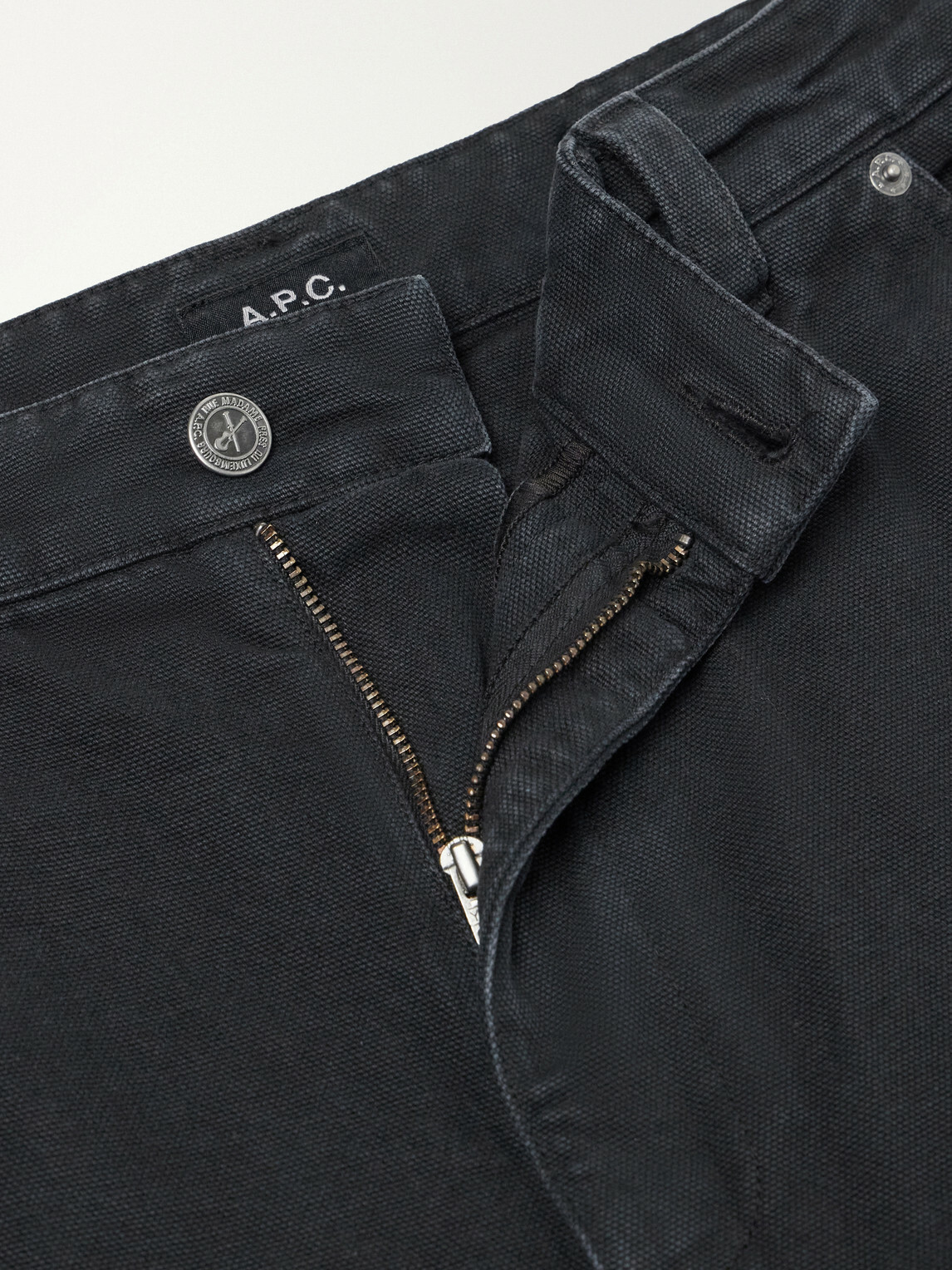 A.P.C. - Don Wide-Leg Panelled Jeans - Black