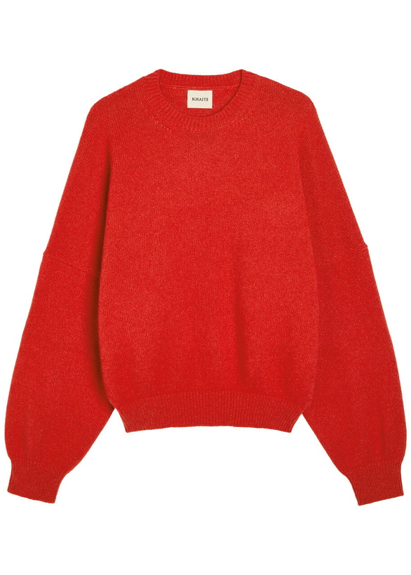 Photo: Khaite Margaux Cashmere Jumper Orange