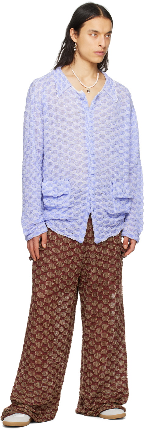 Isa Boulder SSENSE Exclusive Blue Shirt
