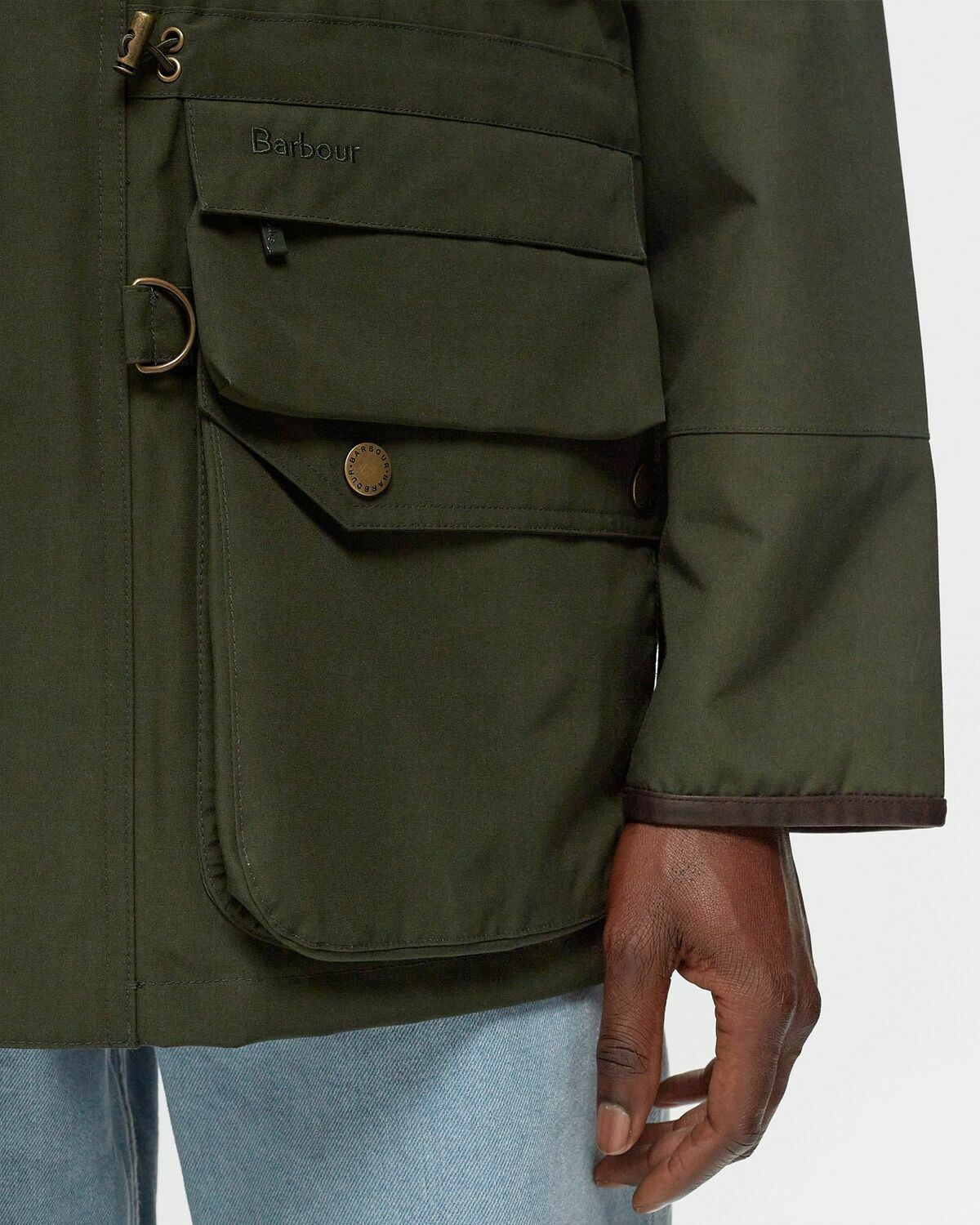 Barbour Heritage Wproo Black Windbreaker Barbour