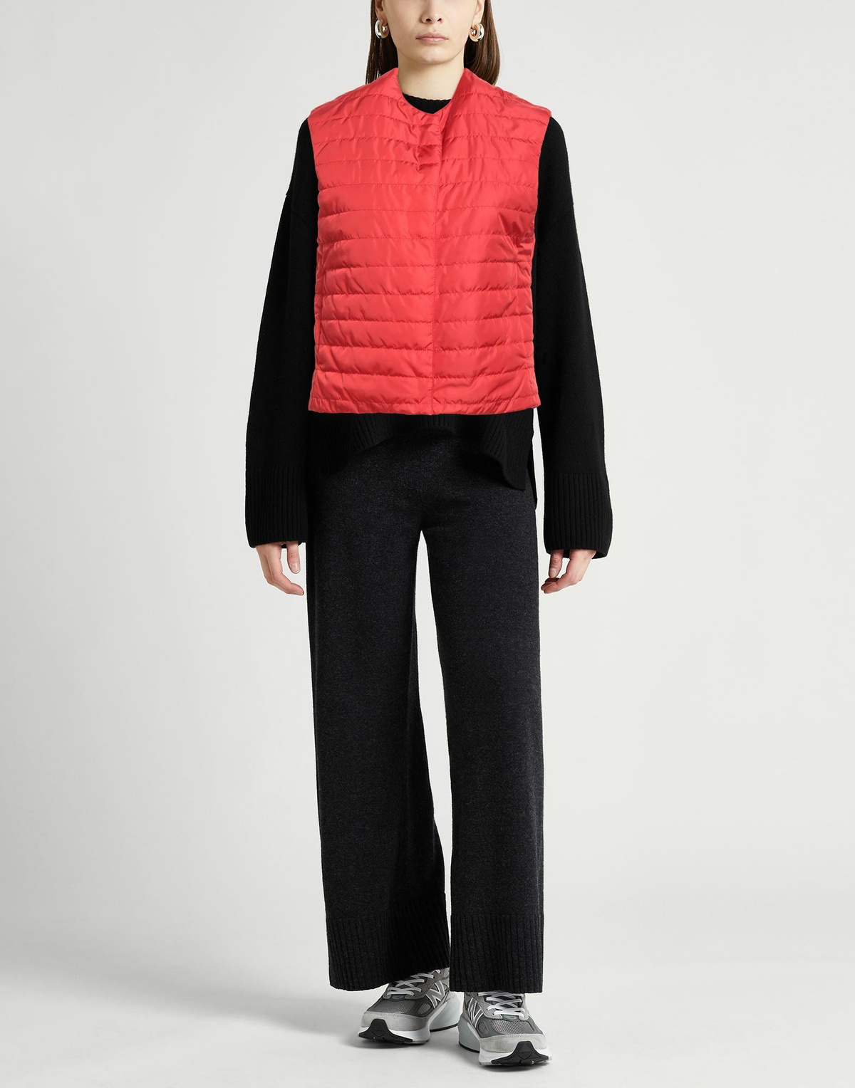 Mackintosh Womens Vest in Tomato red