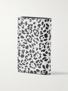 Valentino - Valentino Garavani Leopard-Print Leather Bifold Cardholder