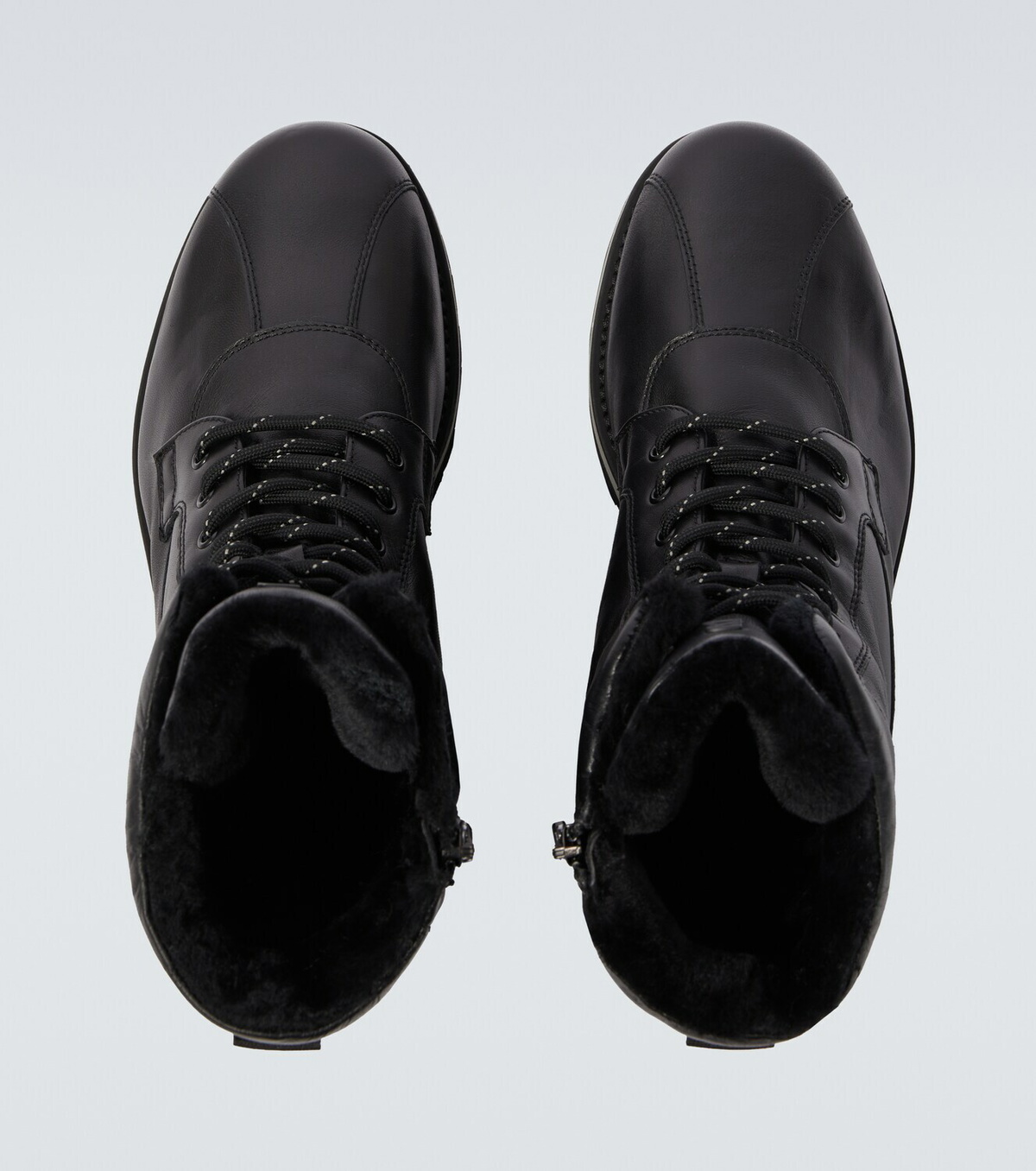 Bogner Courchevel leather lace-up boots
