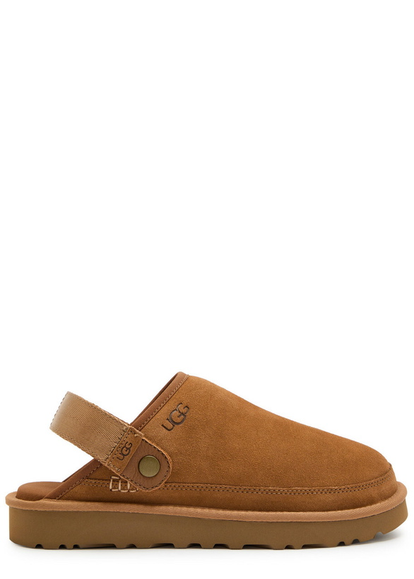 Photo: Ugg Goldencoast II Suede Clogs Tan