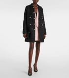 Giambattista Valli Satin-trimmed bouclé coat