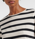 'S Max Mara Divina striped cotton-blend jersey T-shirt