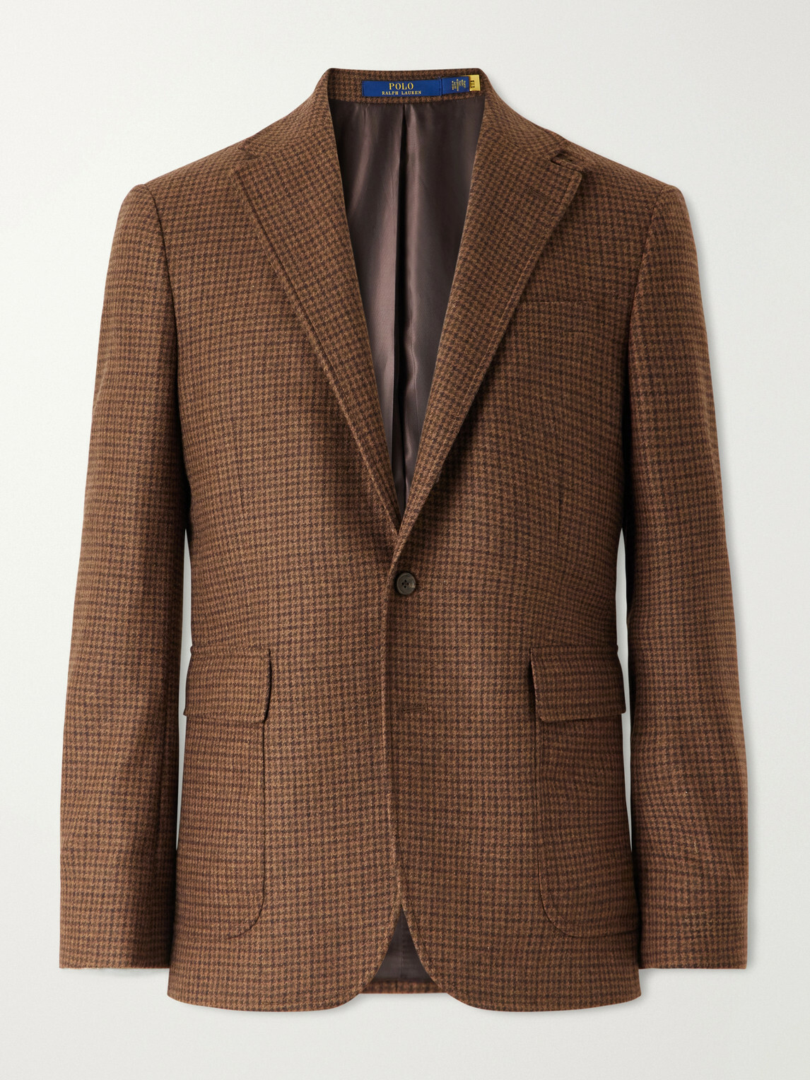 Polo Ralph Lauren - Checked Wool-Blend Blazer - Brown