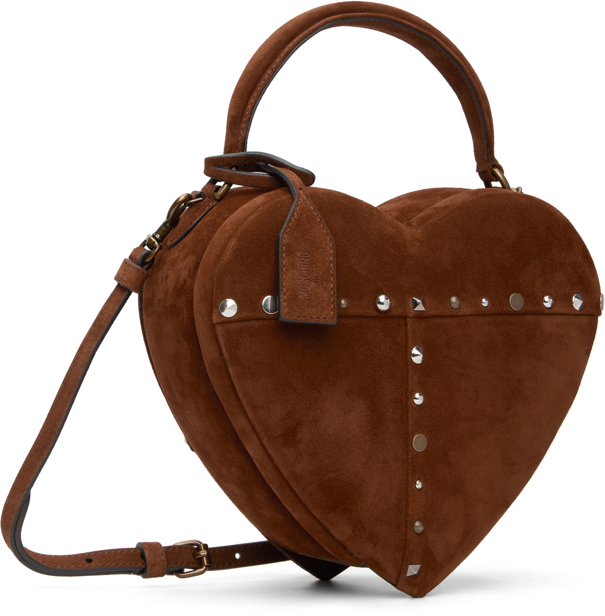 Moschino Brown 'Love Me' Bag