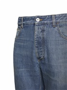 BOTTEGA VENETA - Medium Washed Straight Denim Jeans