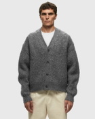 John Elliott Wool Mohair Cardigan Grey Zippers & Cardigans