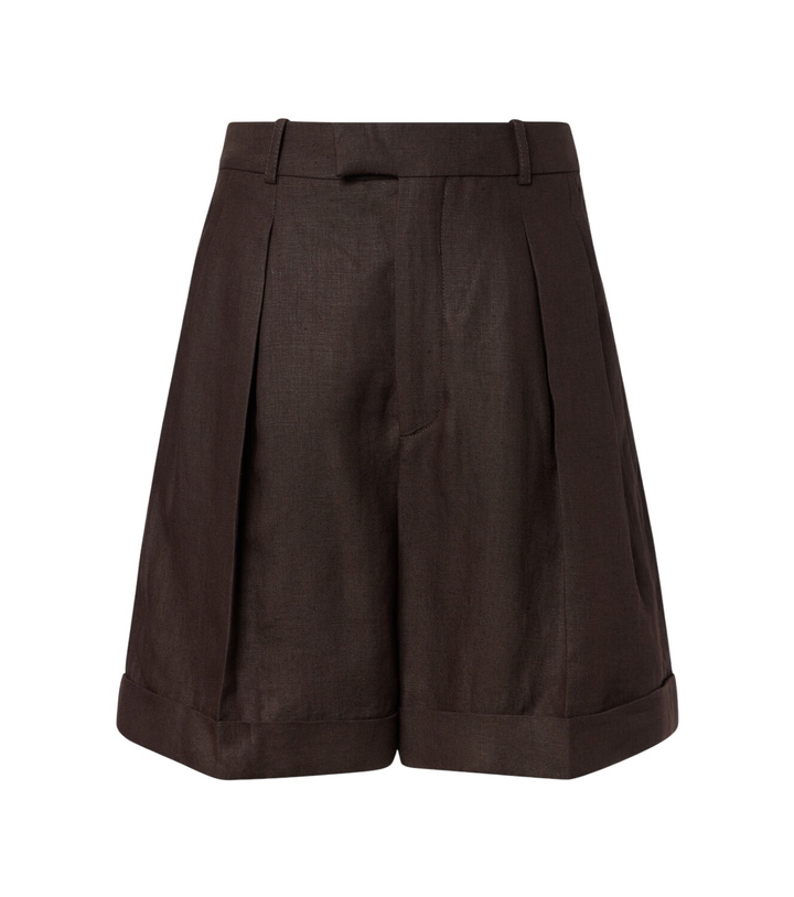 Photo: Loro Piana Combray linen Bermuda shorts