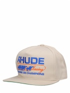 RHUDE - Course De Champions Cotton Blend Cap