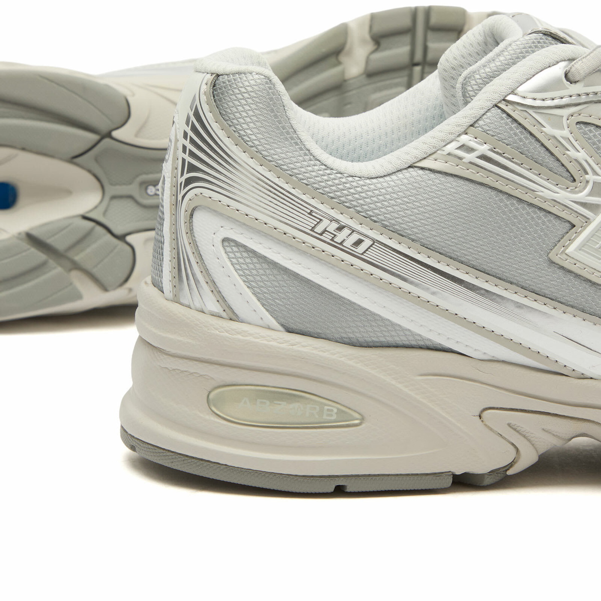 New Balance 740 Sneaker in Metallic Silver/Metallic Silver