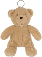 Palm Angels Brown 'Bear in Mind' Keychain
