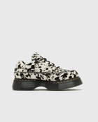 Dr.Martens Buzz 5i Cream+Black Dalmatian Print Hair On Multi-color Womens Casual Shoe