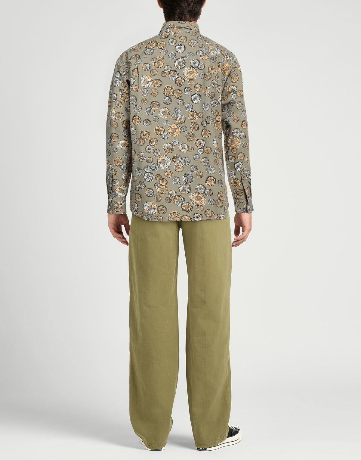 Maison Kitsuné Mens Shirt in Sage green