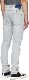 Ksubi Blue Van Winkle Frost Blue Arch Jeans