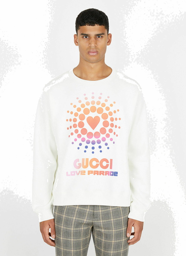 Photo: Felted Love Parade Sweatshirt in White