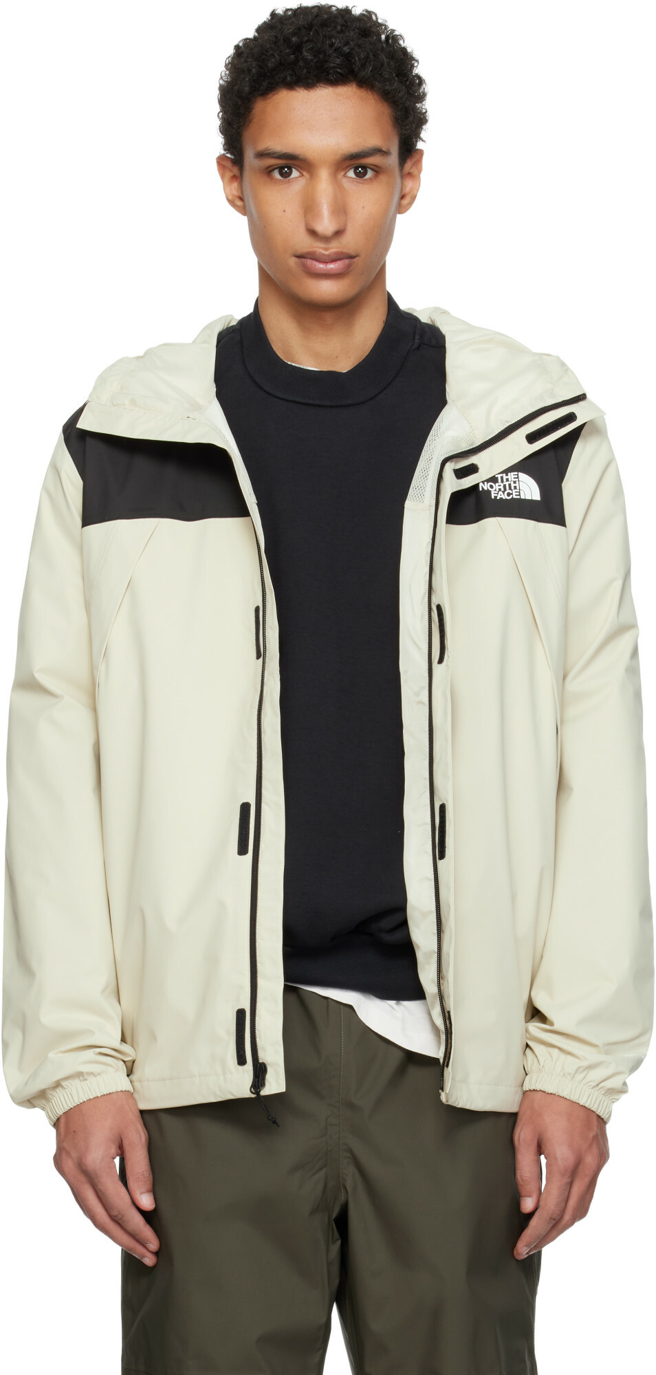 The North Face Beige Antora Rain Jacket