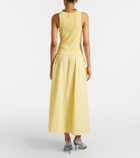 Velvet Romilly cotton-blend midi dress