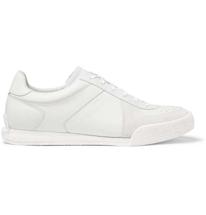 Photo: Givenchy - Set3 Full-Grain Leather and Suede Sneakers - White