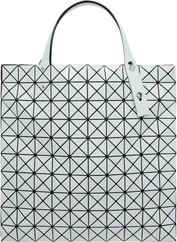 Photo: BAO BAO ISSEY MIYAKE Gray Prism Gloss Tote