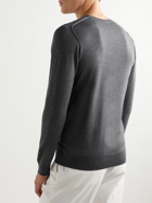 Caruso - Slim-Fit Wool Sweater - Gray