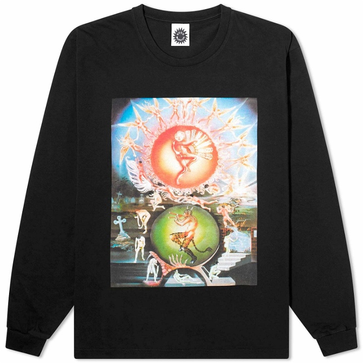 Photo: Good Morning Tapes Men's As Above So Below Long Sleeve T-Shirt in Black