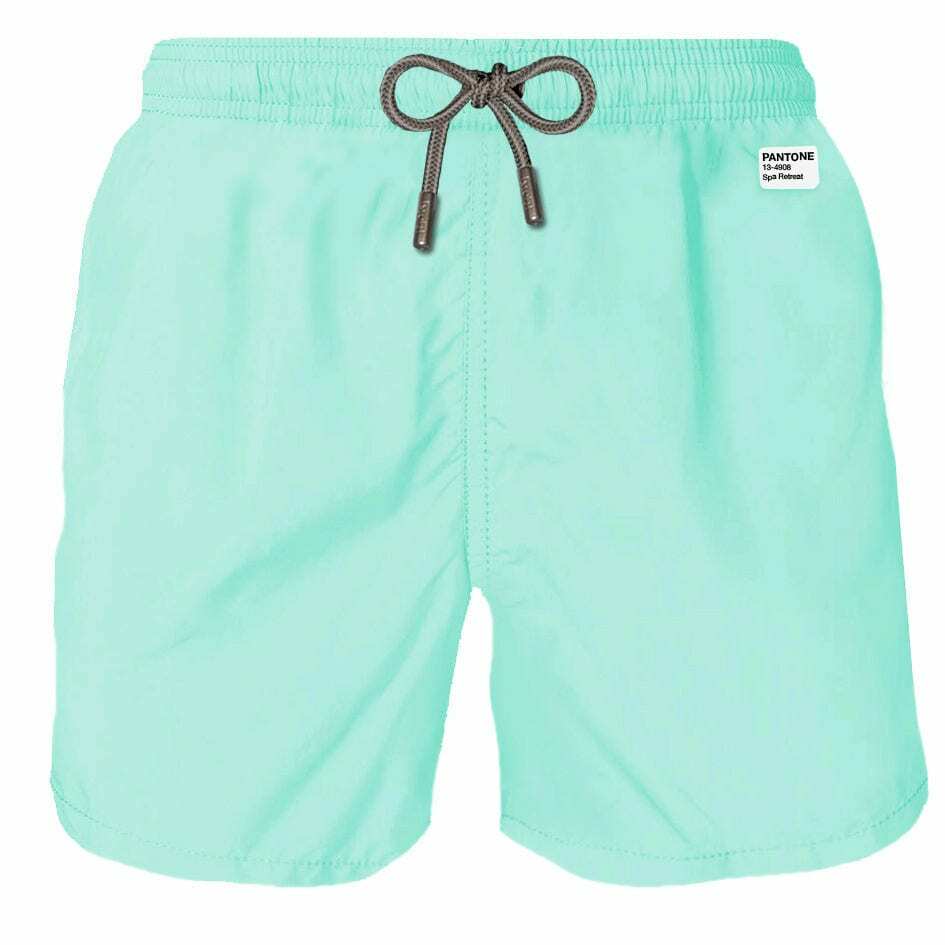 MC2 Saint Barth Man Water Green Swim Shorts | Pantone® Special Edition
