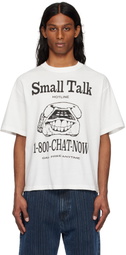 Small Talk Studio White 'Small Talk Hotline' S/S T-shirt