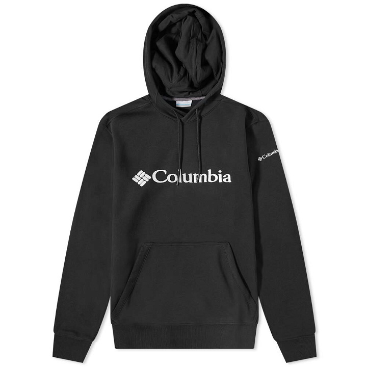 Photo: Columbia Men's Basic Logo II Hoody in Black And White