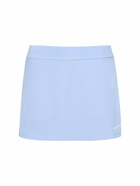 SPORTY & RICH - Serif Logo High Waist Court Skirt