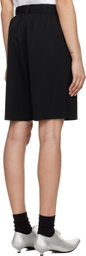 Comme des Garçons Girl Black Pleated Shorts