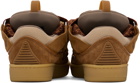 Lanvin Tan Skate Sneakers