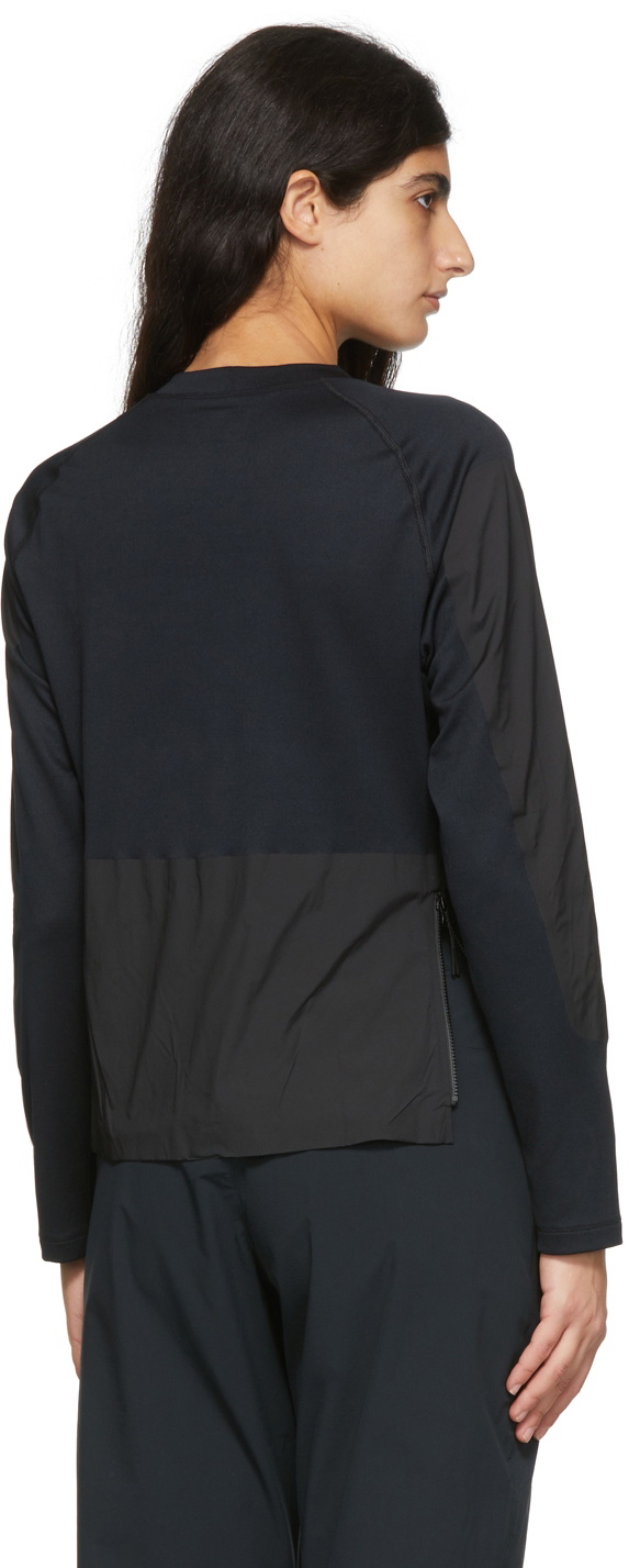 Pas Normal Studios Black Escapism Long Sleeve Sport Top
