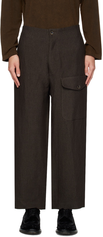 Photo: UMA WANG Brown Paxton Trousers