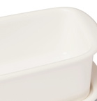 BY JAPAN - Ceramic Japan Harvest Large Porcelain Box - White
