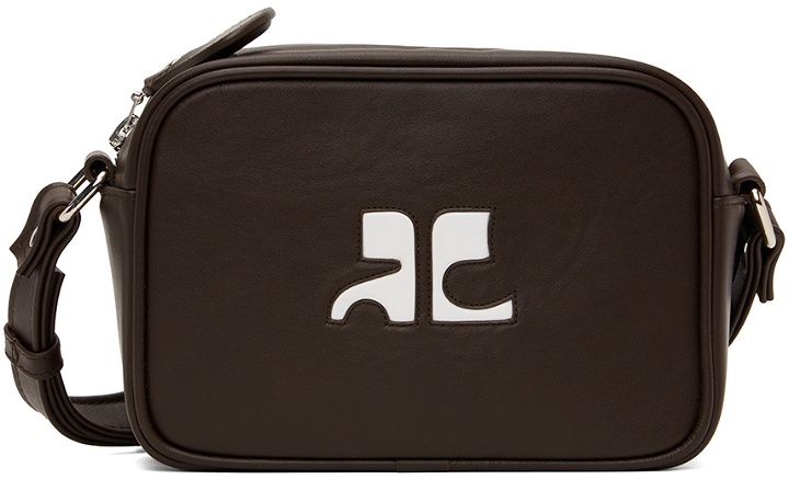 Photo: Courrèges Brown Reedition Camera Bag