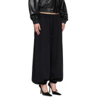 LU'U DAN Black Baggy Bontan Sweatpants
