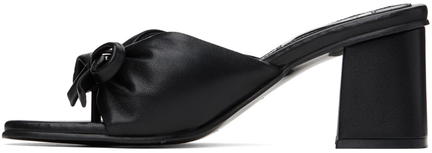 Reike Nen Black Bow Heeled Sandals