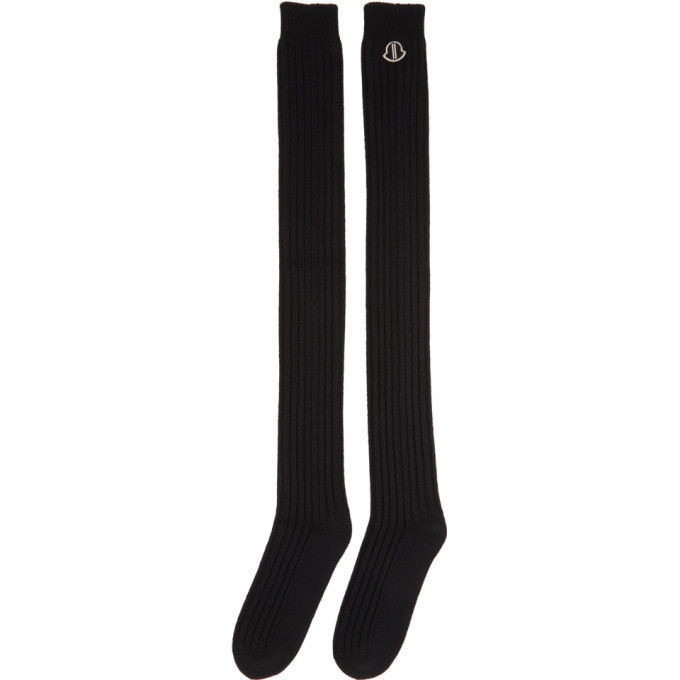 Rick Owens Black Moncler Edition Stocking Socks Rick Owens