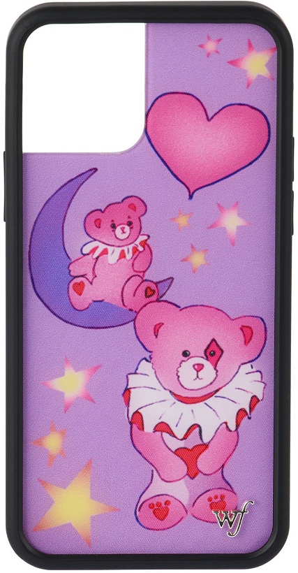Photo: Wildflower Purple Harlequin Bear Hug iPhone 12/12 Pro Case