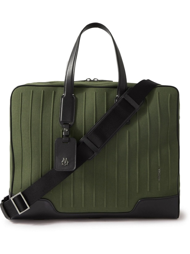 Photo: RIMOWA - Weekender Leather-Trimmed Canvas Holdall